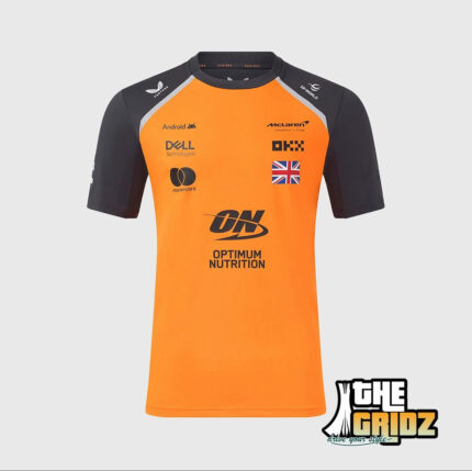 t-shirt Mclaren F1 de 2025 de LANDO NORRIS